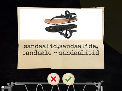 Riided(Estonian-Russian)plural