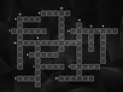 (C) Grade 5 Unit 3+4 Vocabulary Crossword