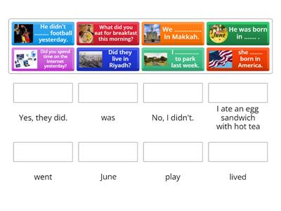 Simple Past with Regular & Irregular Verbs