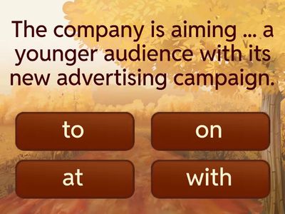 Prepositions with verbs