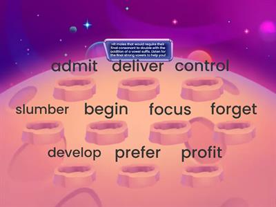 Suffixing Polysyllabic DFC Words