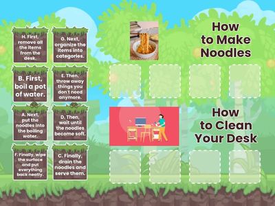 🎮 SEQUENCING GAME: PROCEDURAL TEXT