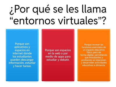 Entornos Virtuales de Educación