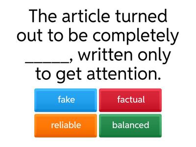 Media Literacy and Information Evaluation