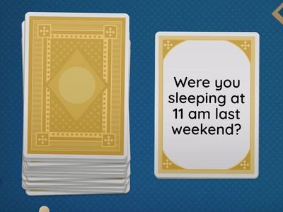 Past Simple & Past Continuous Speaking