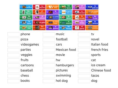 ¿Qué te gusta/gustan?