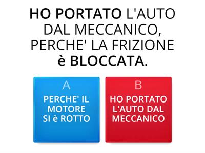  ANALISI del PERIODO: CROCETTA LA PROPOSIZIONE PRINCIPALE