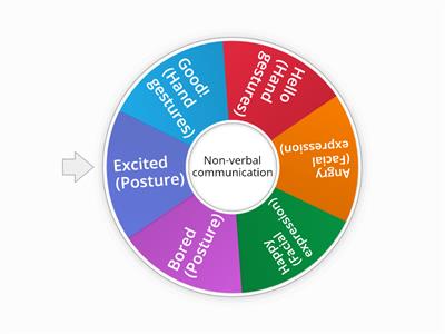 Non-verbal communication spinner