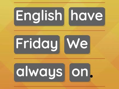 Adverbs of frequency