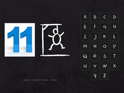 Number up to 50  Hangman