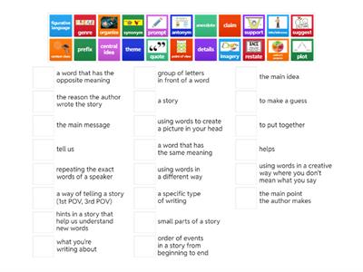 3rd grade STAAR vocabulary