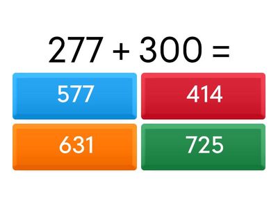 Addition without regrouping