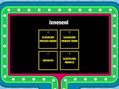 INFINITIV, GLAGOLSKI PRIDJEV RADNI ILI GLAGOLSKI PRIDJEV TRPNI