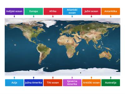 kontinenti i oceani, geografija, 5.razred