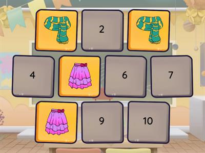Memory game - Clothes box