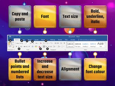 MS Word Toolbar 