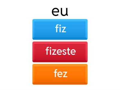 Fazer (pretérito perfeito)