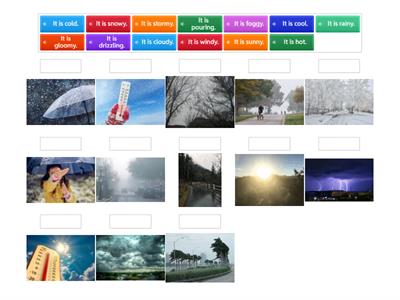 Read and match (weather)