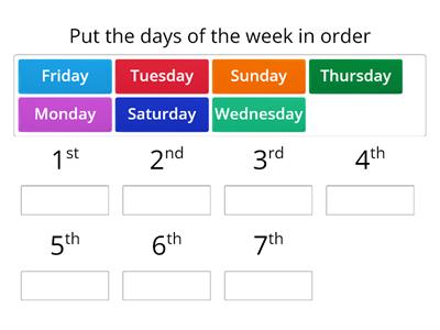 Days of the Week