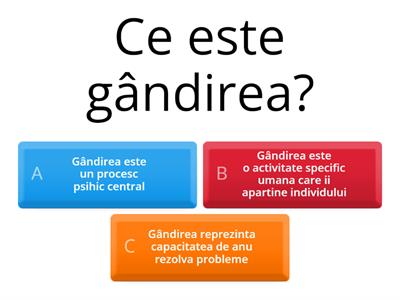 Test Gândire