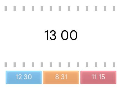 Hora y Aproximación