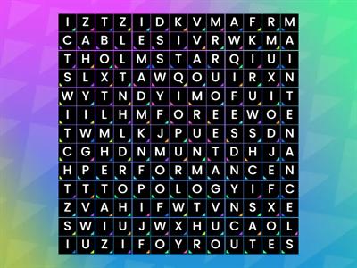 Wordsearch Topologies