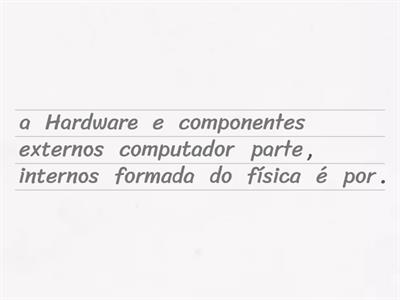 HARDWARE E SOFTWARE