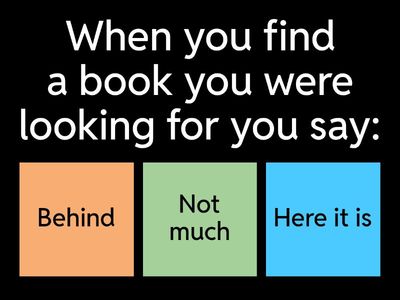 English Language Quiz