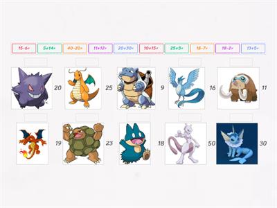 2 кл ПОКЕМОНОНИ математика