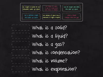 States of Matter Vocab