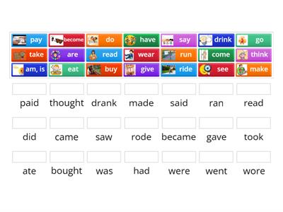 A1: Irregular verbs