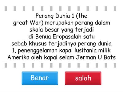 PERANG DUNIA 1 (1914-1918)