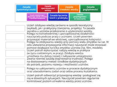 Zasady kształcenia wg. Kupisiewicza