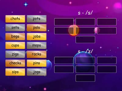 1.6 Sort (/s/ or /z/)