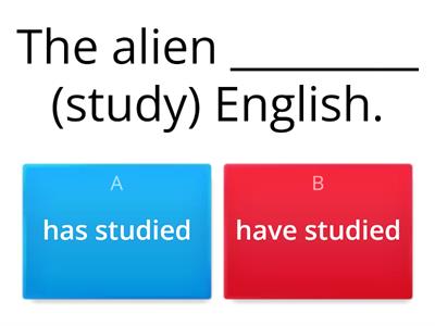 T6B 3.8 Quiz present perfect