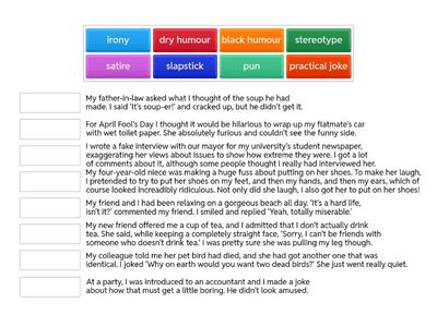 Talking about humour