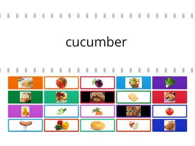  Food 2 (easy)- matching Cool P. 12 