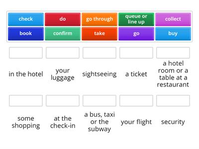 Traveling vocabulary