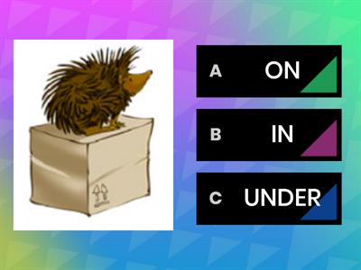 Prepositions of place