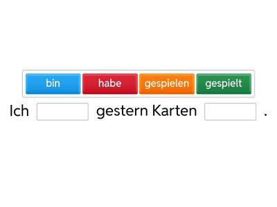 A1.1 Ergänzen Sie die Sätze im korrekten Perfekt