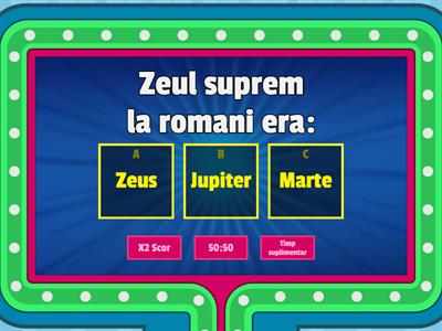 Zeii romanilor