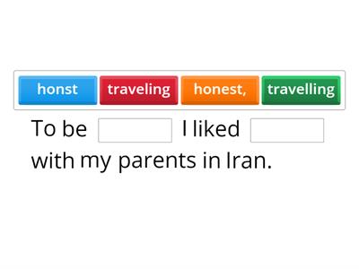 Error Correction E2 Writing