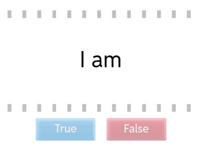 Verb to be Contractions