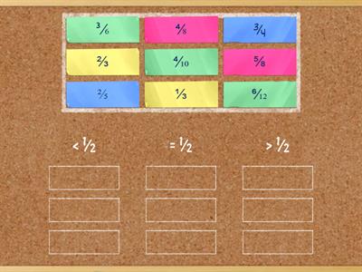 Fractions: ½ Benchmark