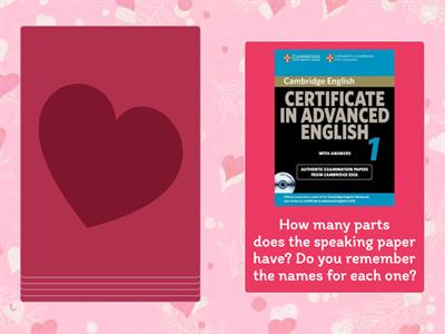 SPEAKING PAPER PRACTICE - C1 ADVANCED ALEPH 💬