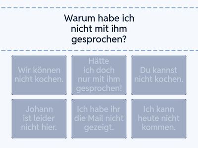 Irreale Wunschsätze