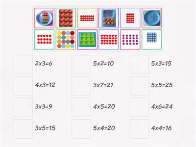 Year 1 Number arrays