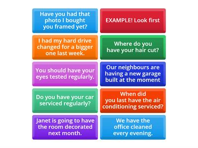 Have something done 2