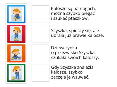 Zdania z głoską sz