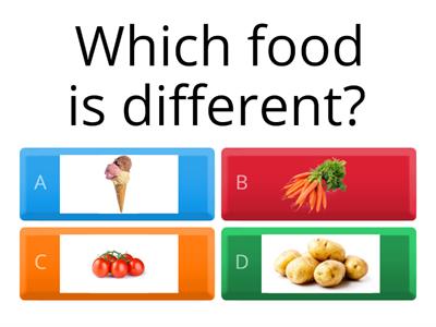 Movers Speaking: Which picture is different? (odd-one-out)